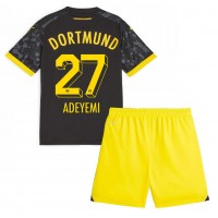 Borussia Dortmund Karim Adeyemi #27 Replika babykläder Bortaställ Barn 2023-24 Kortärmad (+ korta byxor)